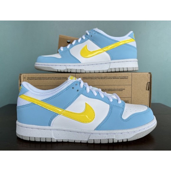 Nike Dunk Low GS "Homer Simpson" Size 6.5Y/Women's Size 8 DX3382-400 - Picture 1 of 12